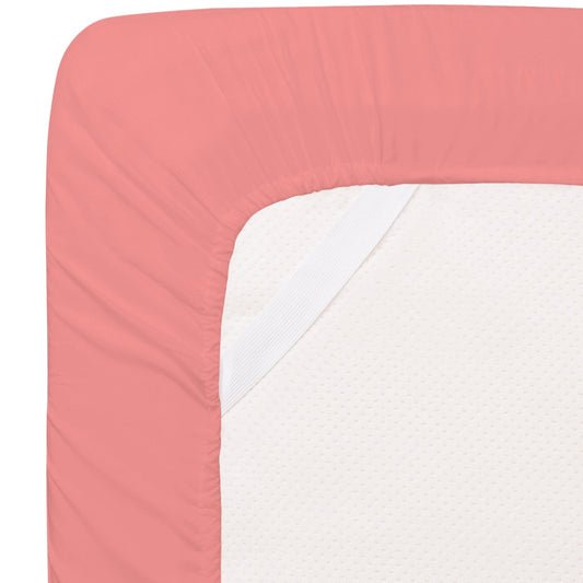 Buy 1 Get 1 - 1800 TC Series Double Brushed Bamboo Blend Light Pink Bed Sheet Set (6-Piece)