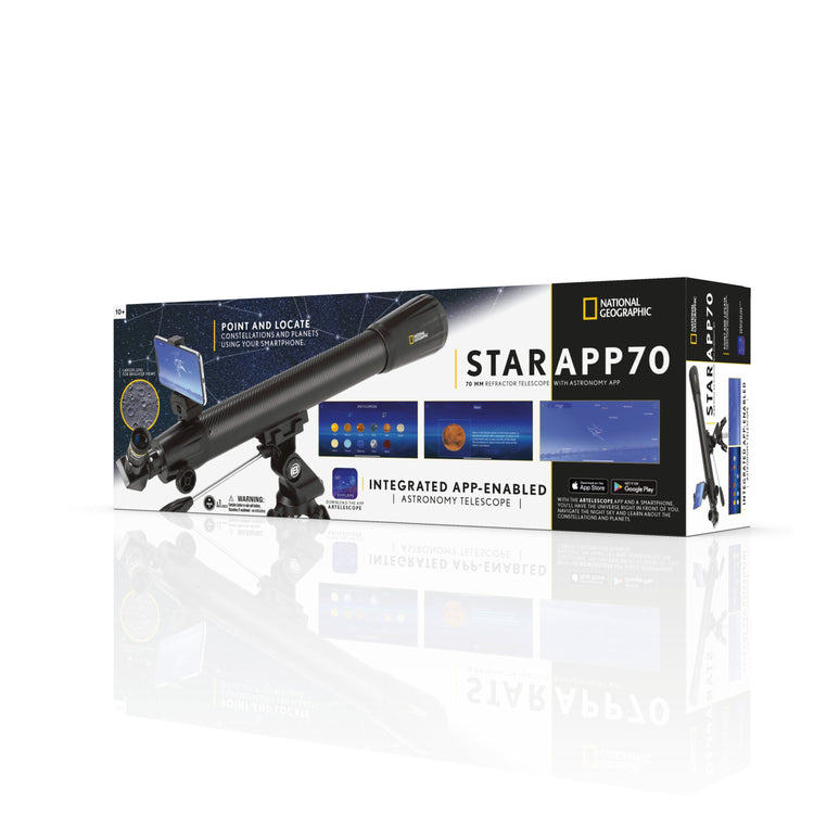 National Geographic Star App 70mm Refracting Telescope