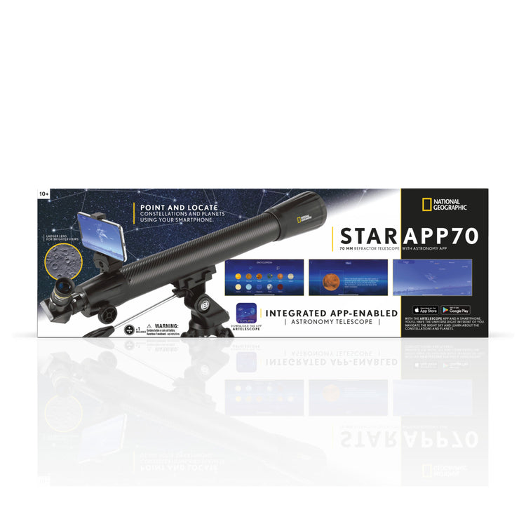 National Geographic Star App 70mm Refracting Telescope